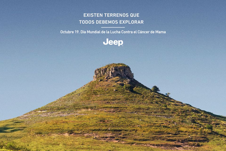 Jeep lanza la campaña “Terrenos que debemos explorar” contra el cáncer de mama