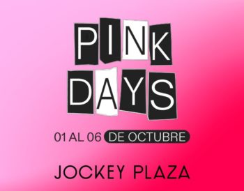 Jockey Plaza celebra los "Pink Days" con ofertas y grandes experiencias Lima, septiembre de 2024. – Jockey Plaza se viste de rosa para dar inicio a los "Pink Days", una celebración especial que llenará de color y diversión el reconocido centro comercial. Del 01 al 06 de octubre, todos los visitantes que lleguen vistiendo una prenda rosada podrán disfrutar de descuentos exclusivos, experiencias temáticas y actividades diseñadas para sumergirlos en una experiencia de entretenimiento y compras. El jueves 03 y viernes 04 de octubre, la Plaza H&M será el escenario de activaciones gratuitas, donde los asistentes podrán disfrutar de una experiencia inolvidable. Habrá zonas de maquillaje, toma de fotos en sets temáticos, música en vivo, cocteles, y estaciones de pop corn de cortesía para completar la experiencia. La entrada es libre y está dirigida a todo el público. Durante los "Pink Days", marcas reconocidas como Skechers, The Friend of Pablo y OPI, entre otras, se suman a la campaña ofreciendo promociones especiales para sus clientes. Además, Cinemark se une a la celebración ofreciendo una increíble promoción: los visitantes que lleguen con prendas rosadas podrán llevarse una segunda entrada gratis para disfrutar de las mejores películas en cartelera Como parte de la celebración, los visitantes que suban fotos o videos a TikTok vistiendo una prenda rosada y etiqueten al Jockey Plaza en sus publicaciones participarán automáticamente en el sorteo de una tarjeta de regalo por S/. 500. Una oportunidad adicional para llevarse más de lo que esperaban en esta experiencia rosa. Sobre Jockey Plaza: Jockey Plaza es uno de los centros comerciales más grandes y modernos de Lima, conocido por ofrecer una gran variedad de tiendas, restaurantes y experiencias de entretenimiento para toda la familia. Con un enfoque en la innovación y la accesibilidad, sigue siendo líder en crear espacios inclusivos y acogedores para todos sus visitantes.