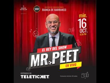 Mr. Peet debuta con su primer unipersonal