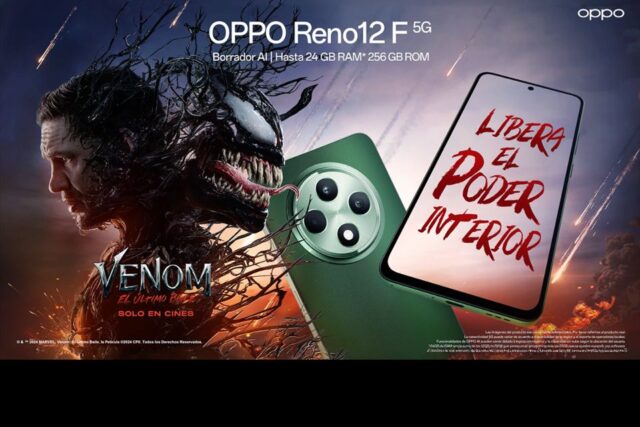 OPPO x Venom: El Último Baile: Desata el poder del Reno12 F