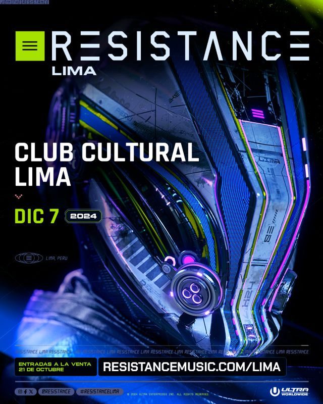 ULTRA Worldwide anuncia el regreso de RESISTANCE LIMA