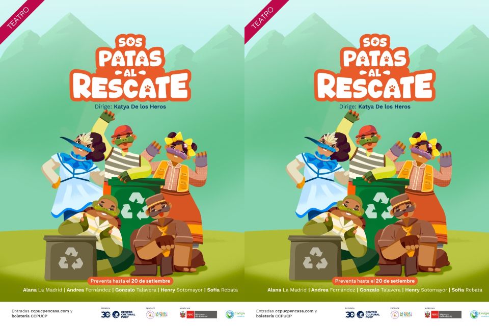 “SOS Patas al rescate”: ¡Canto, danza, teatro y reciclaje!