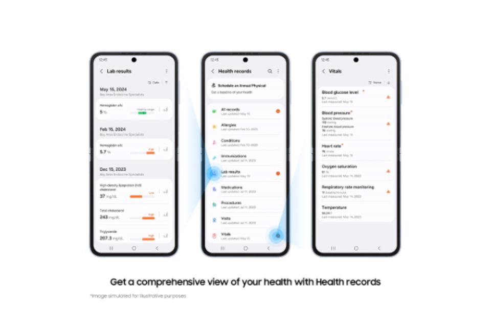 actualización de la aplicación Samsung Health