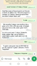 ofertas de empleo falsas que circulan por WhatsApp