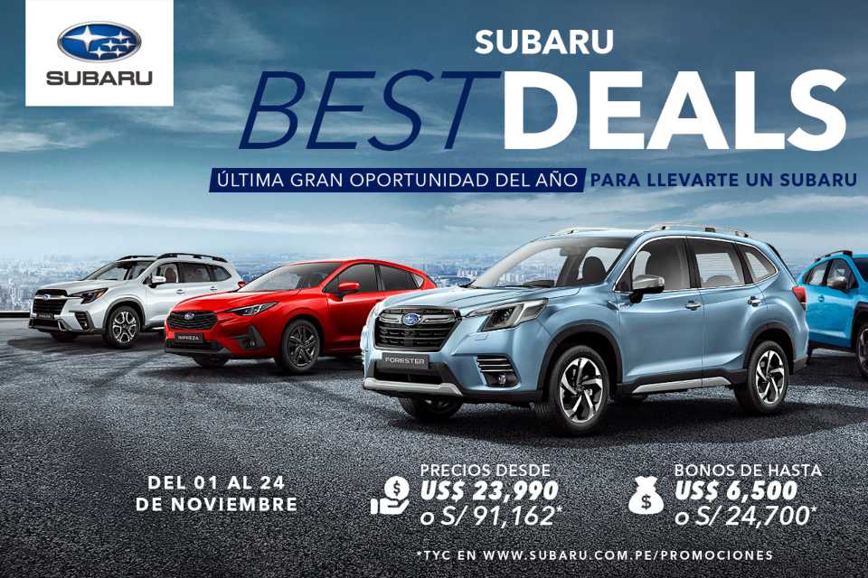 SUBARU BEST DEALS