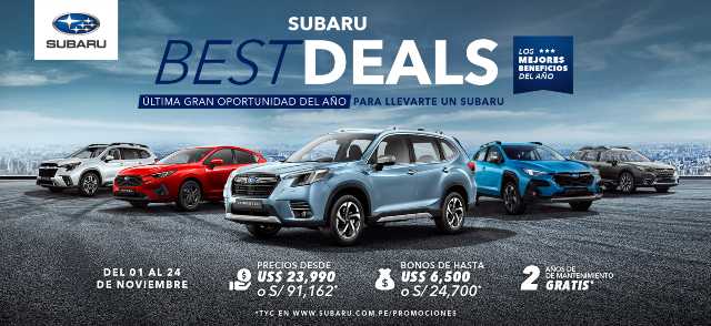 SUBARU BEST DEALS 