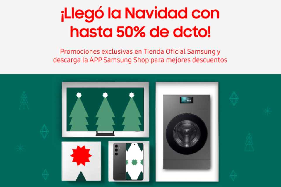 Explora la guía perfecta de productos Samsung para sorprender en esta Navidad