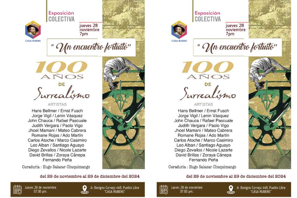 Exposición por los 100 años del Surrealismo