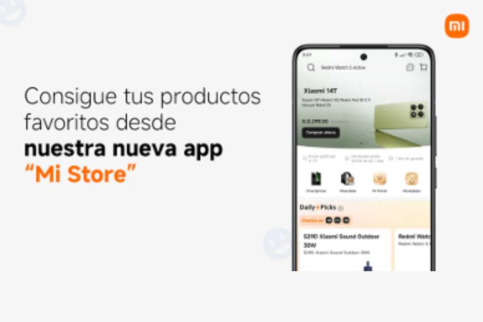 Xiaomi lanza su nueva app "Mi Store"