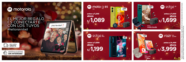 Guía de Motorola para regalar tecnología