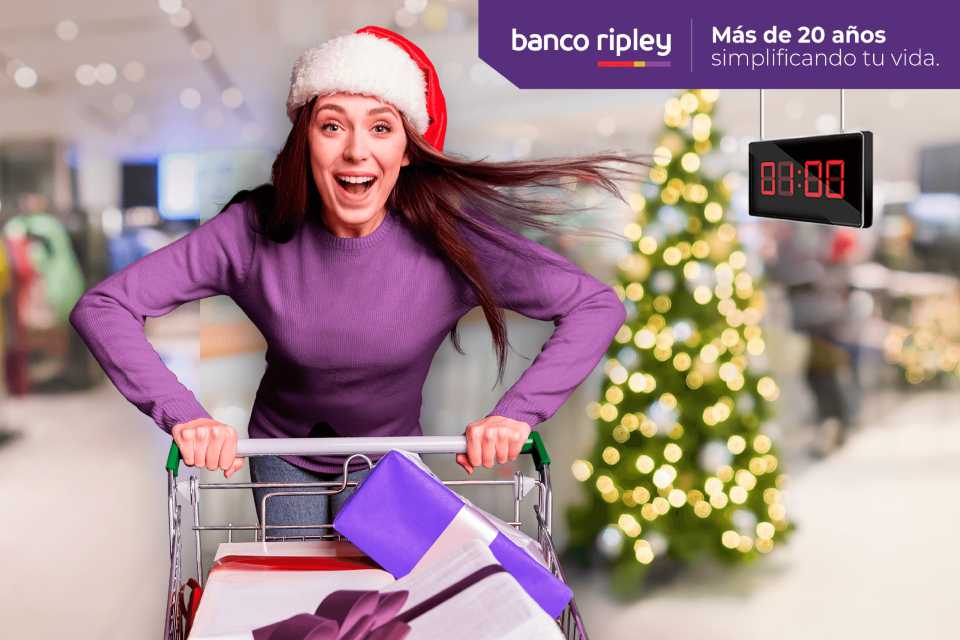 ¡Regresó un minuto de compras GRATIS en Ripley!