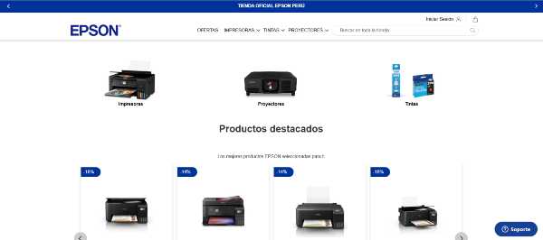 Epson anuncia plataforma ecommerce en Perú 