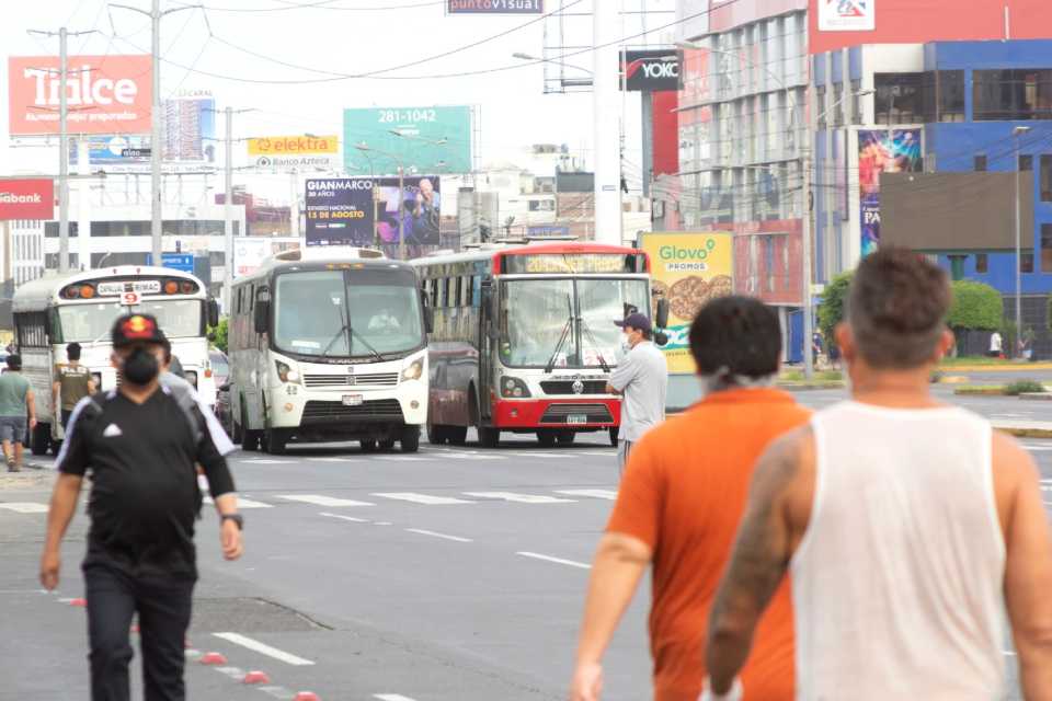 El transporte público