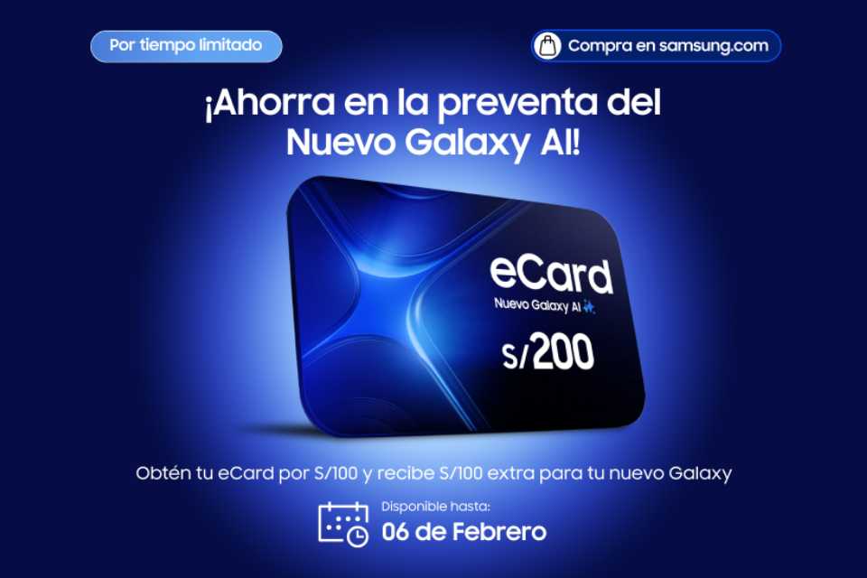 Galaxy AI eCard: ¡Aprovecha la preventa del Nuevo Galaxy AI y ahorra al máximo!