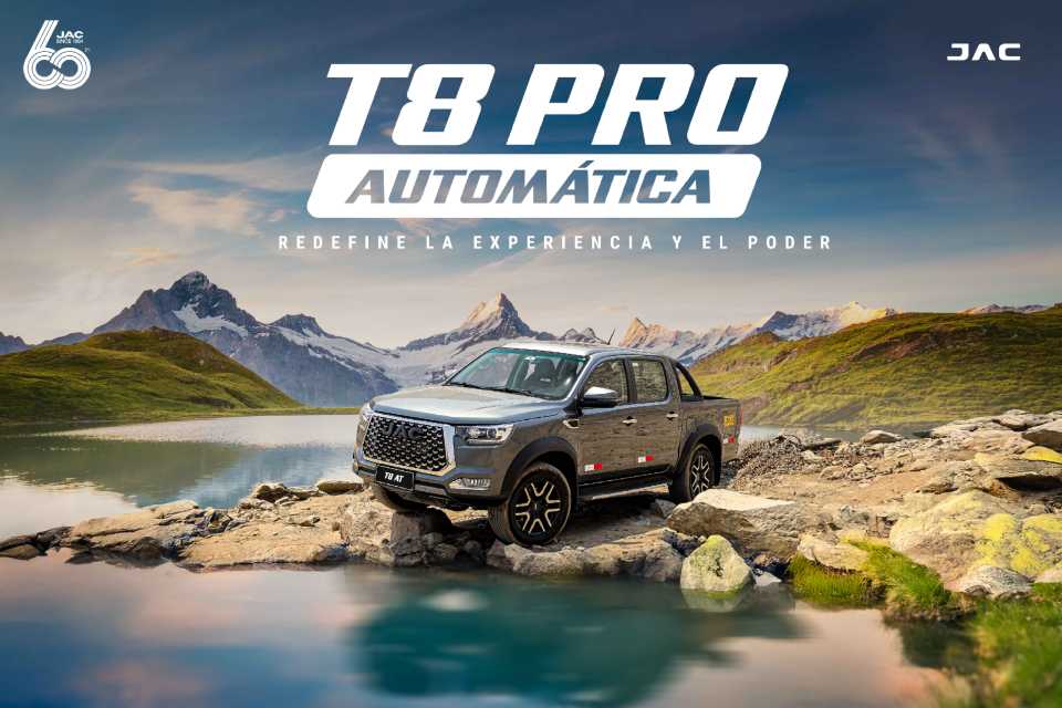 JAC lanza nueva T8 Pro Automática 4x4