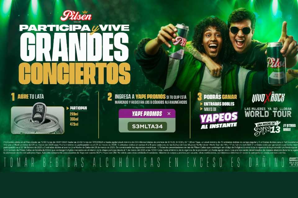 Pilsen Callao te lleva a los conciertos