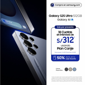 Arrancó preventa de Serie Galaxy S25 en Perú