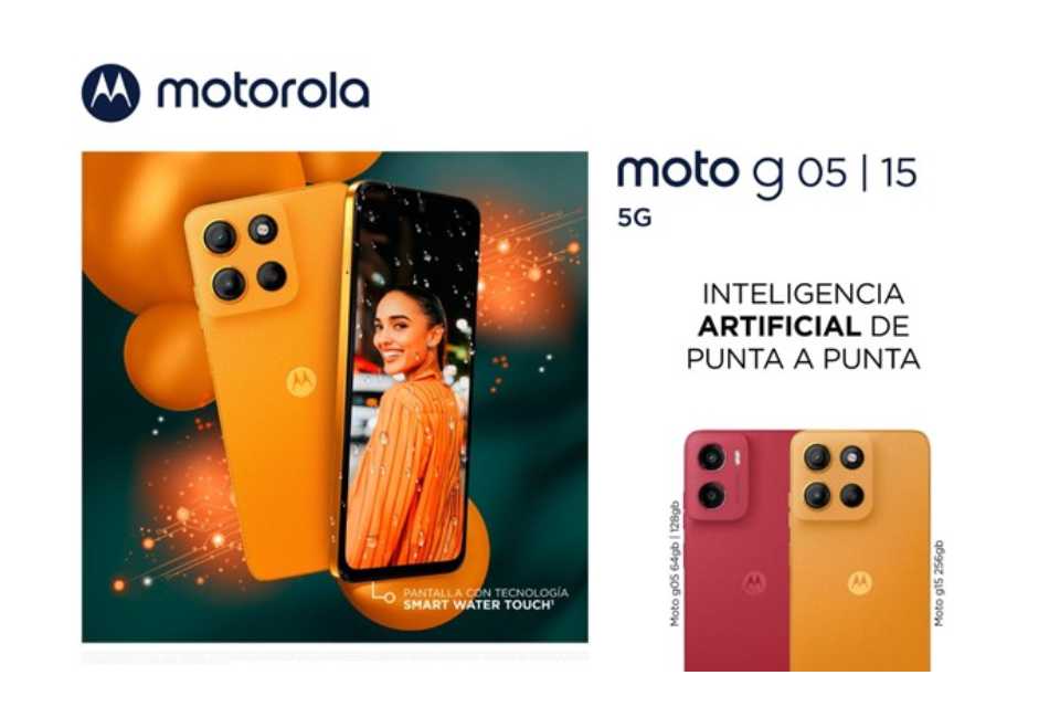 moto g15 y moto g05 llegan a Perú