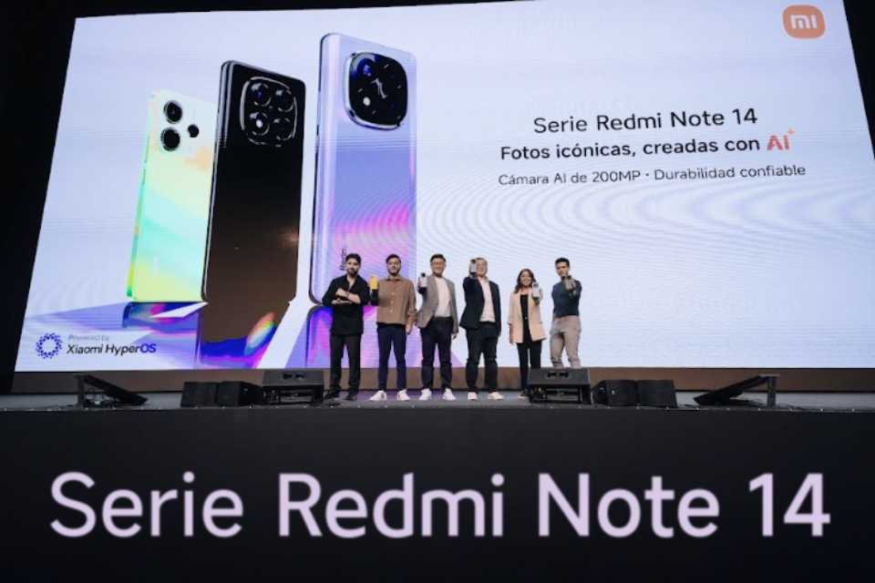Xiaomi presentó la Serie Redmi Note 14 en Perú