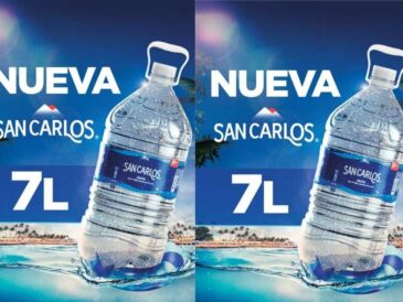 Agua San Carlos ahora en formato de 7 litros
