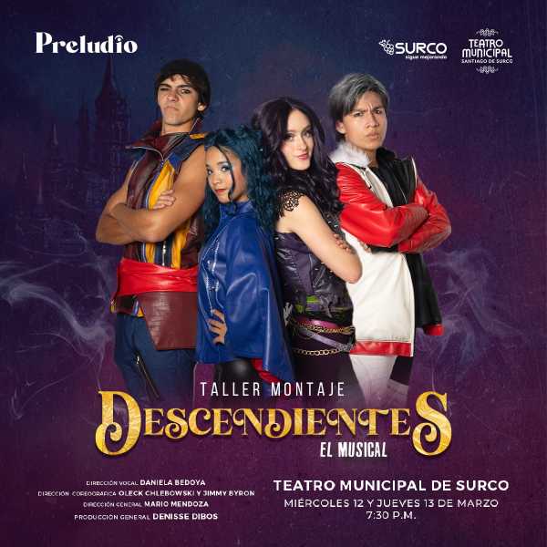 Preludio presenta su primer Taller Montaje: Descendientes, El Musical.