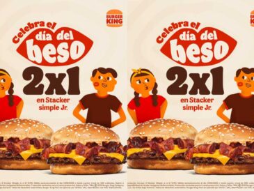 Burger King celebra el Día Internacional del Beso