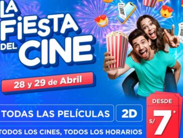 Celebra la Fiesta del cine 2025: Entradas desde 7 soles