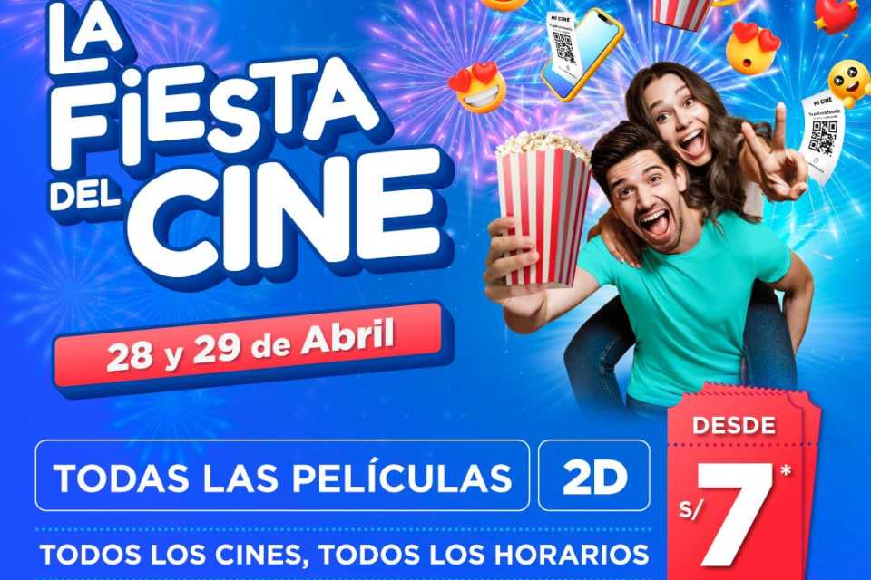 Celebra la Fiesta del cine 2025: Entradas desde 7 soles