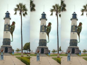 Invasión de camaleones en Lima