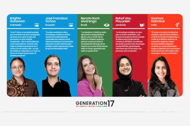 Bienvenida a cinco nuevos jóvenes líderes a Generation17