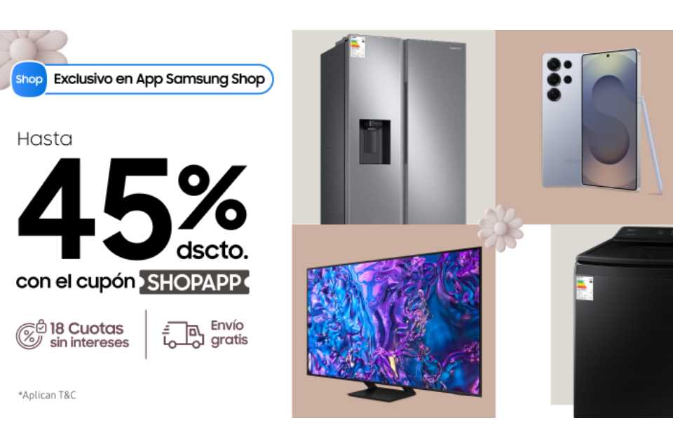 Día de las Madres en Samsung: ofertas exclusivas en la App