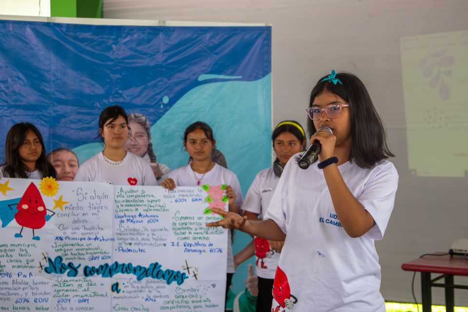 Escolares ya hablan de menstruación sin vergüenza