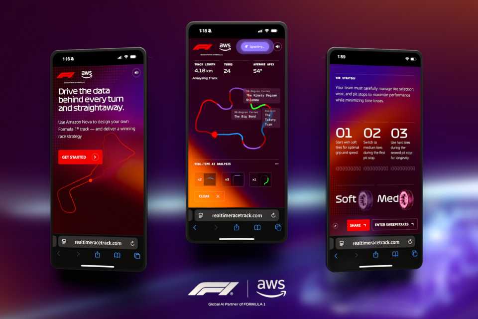 Formula 1 y AWS lanzan plataforma
