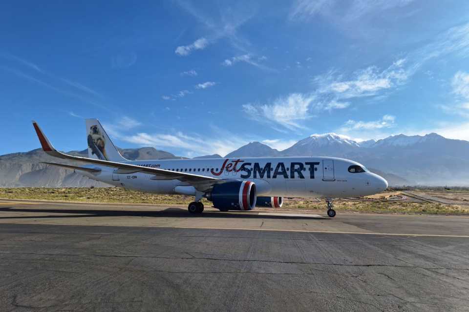 JetSMART suma nuevo avión a su flota en el Perú