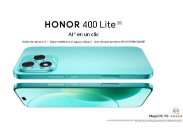 Llegó a Perú el HONOR 400 Lite con botón de cámara IA