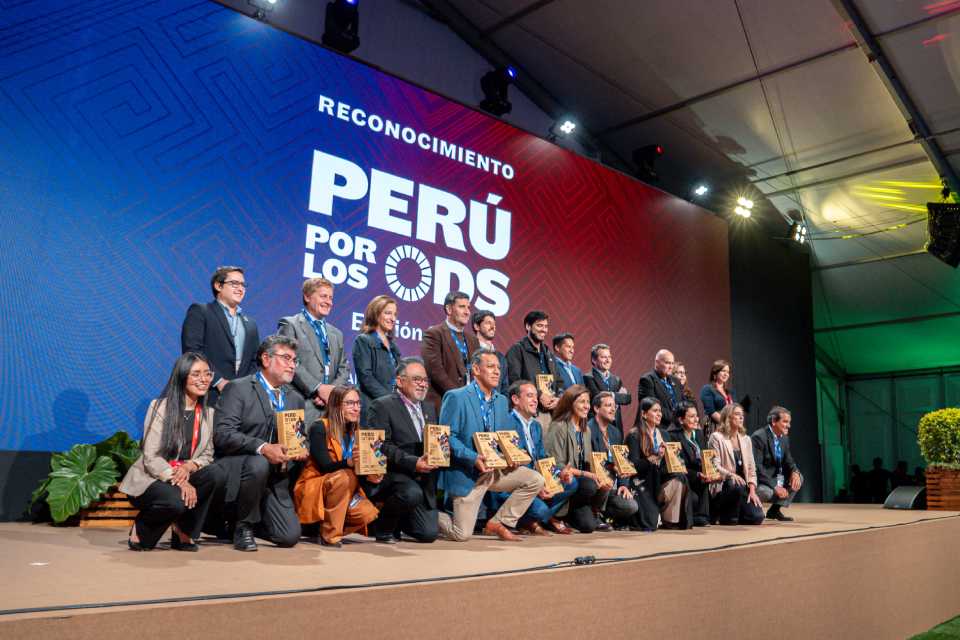 Reconocimiento Perú por los ODS de Perú Sostenible