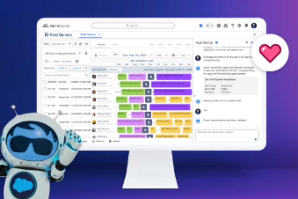 Salesforce lleva la IA al sector de servicio en campo