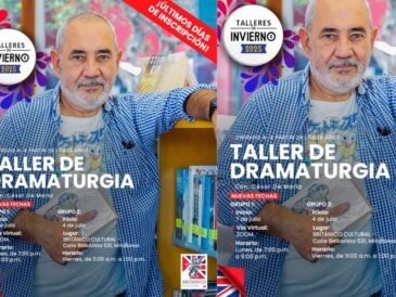 Británico Cultural presenta Taller de Dramaturgia con César de María