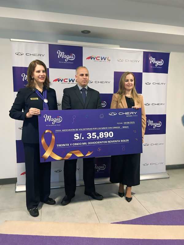 Chery Perú realiza primera donación solidaria a Magia