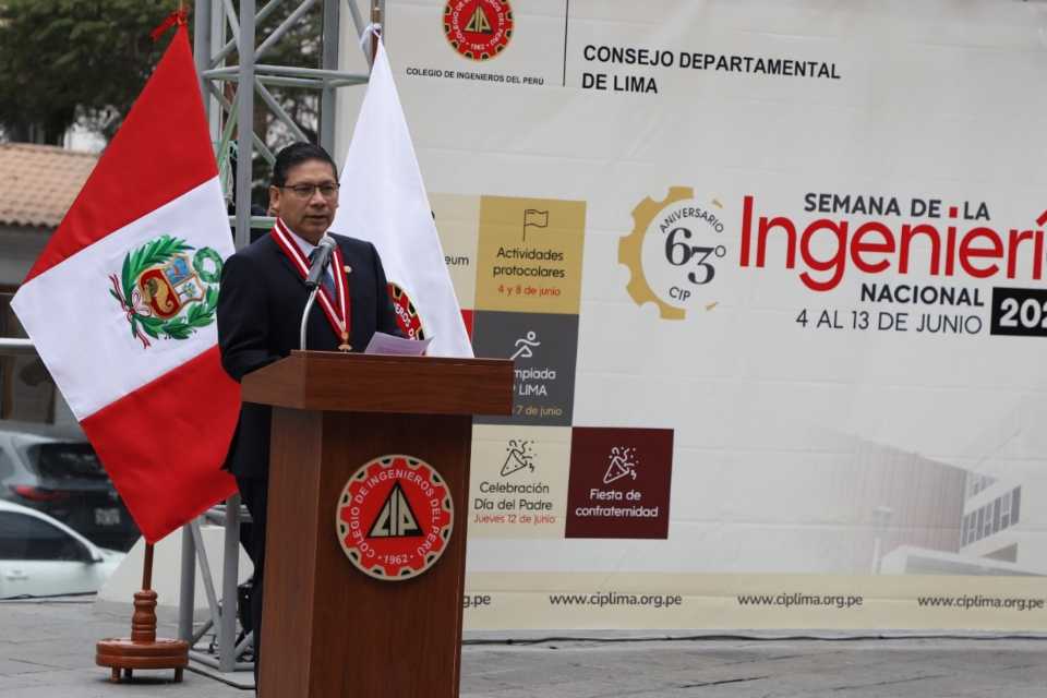 Colegio de Ingenieros impulsa plan