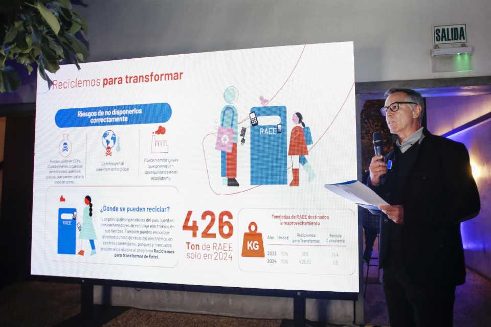 Entel reafirma su compromiso con el desarrollo sostenible