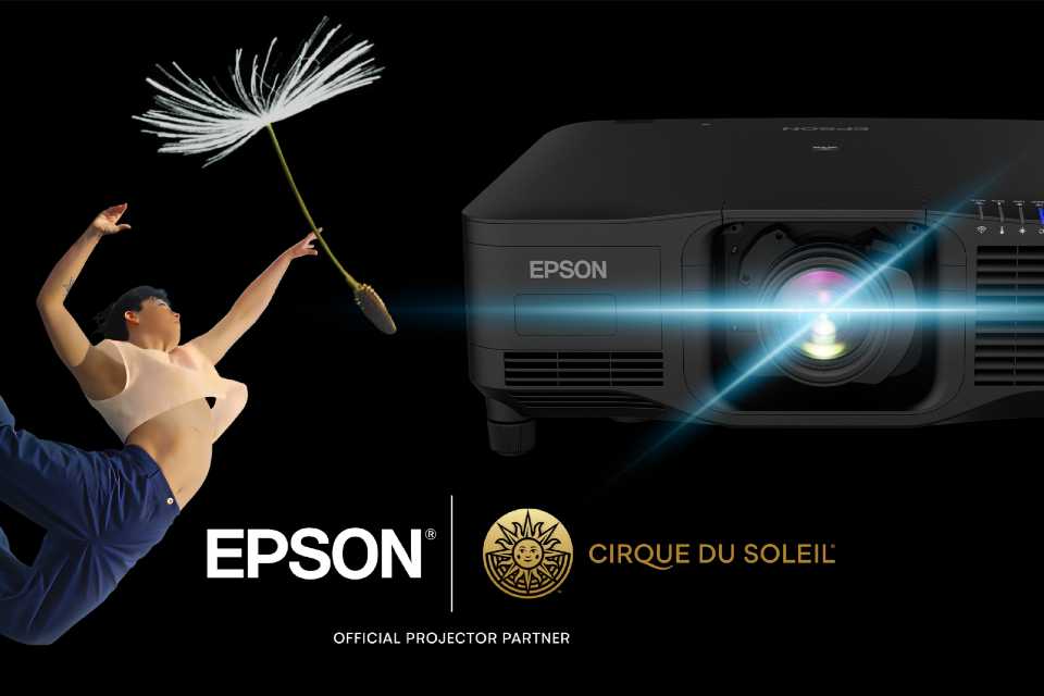 Epson impulsa el debut europeo del Cirque du Soleil como socio oficial de proyectores