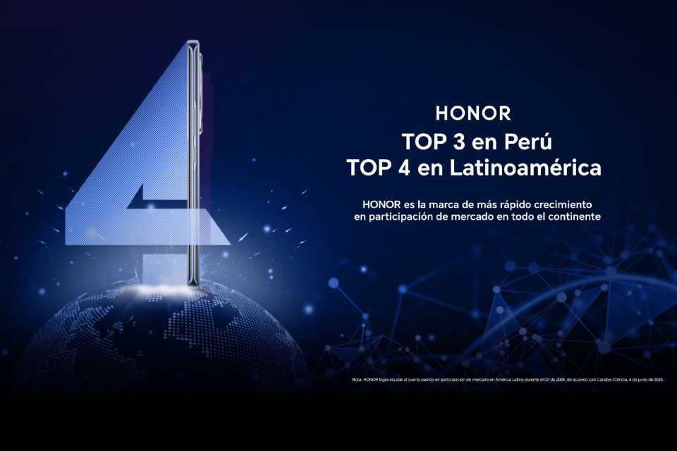 HONOR, marca de más rápido crecimiento en la región