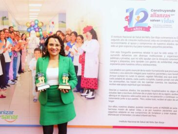 IRTP recibe reconocimiento por su compromiso con la salud infantil