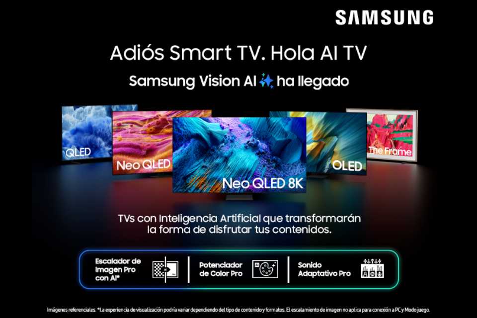 Nueva generación de televisores con Samsung Vision AI