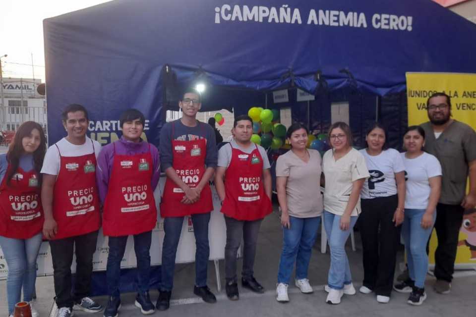 Precio Uno y ONG Peruanos por Peruanos extienden campaña Anemia Cero