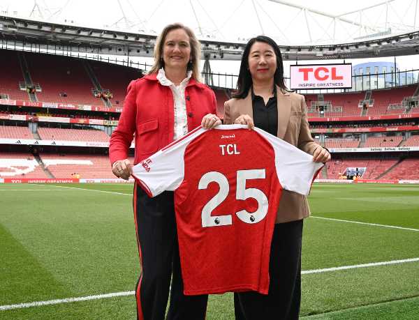 Arsenal y TCL elevan su alianza a nivel global en un nuevo acuerdo multianual