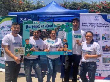 Toneladas de papel y cartón fueron reciclados por Softys Perú
