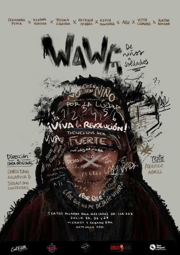 Wawa: de niños a soldados en el Teatro Ricardo Roca Rey