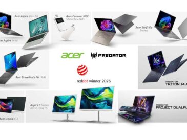 Acer premiada en los Red Dot Product Design Awards 2025